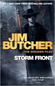 'Storm Front' by Jim Butcher, the first in his brilliant 'Dresden Files' series.