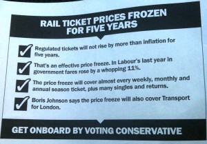 Freezing ticket prices is another way our long term economic plan is working for you.