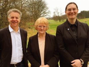 The new trio of Westhoughton North and Chew Moor Councillors